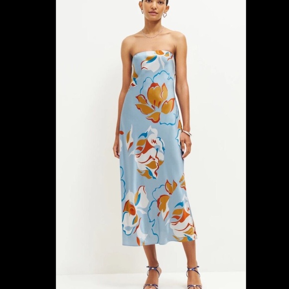 Reformation Dresses & Skirts - Reformation Floral Strapless Maxi Dress